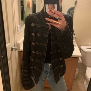 NWOT Free People military style jacket